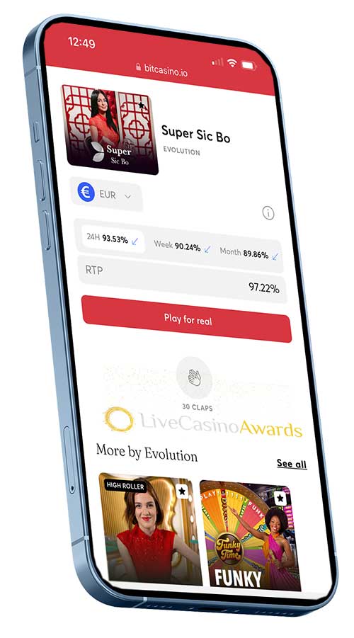 Live Sic Bo on Mobile Devices