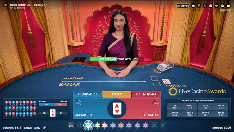 Pragmatic Play Andar Bahar